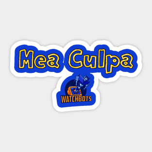 Watchbots Mea Culpa Sticker